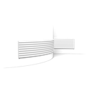 Hill - Bardage & Panneau 3D Flexible à peindre