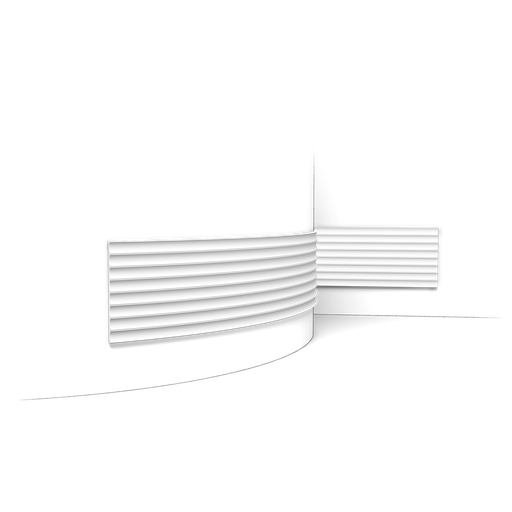 [W109F] Valley - Bardage & Panneau 3D Flexible à peindre